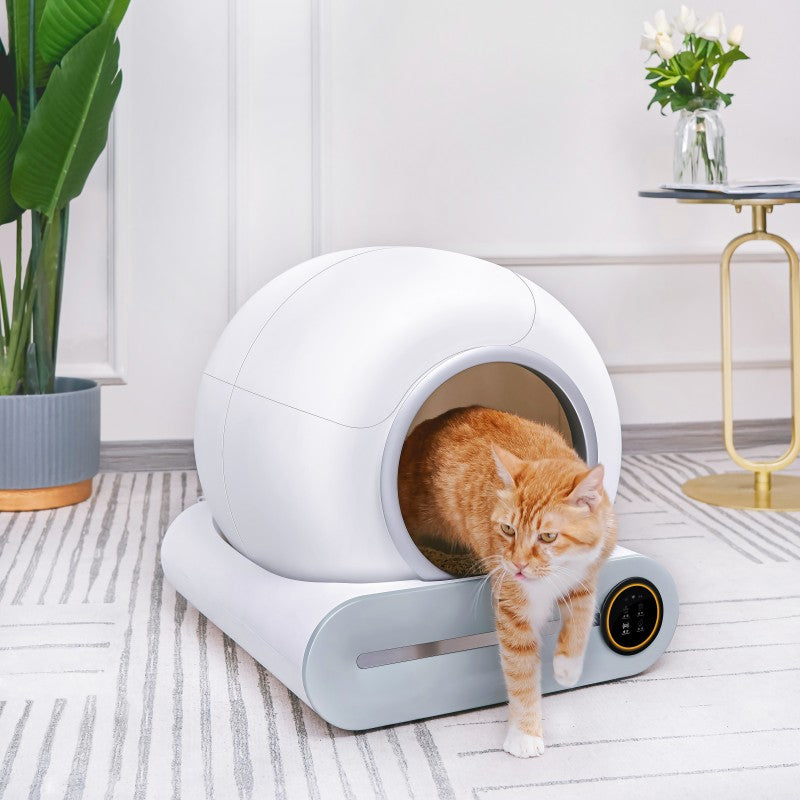 Automatic Litter Box for Cats Self Cleaning Cat litter robot tray box. Meowmatic